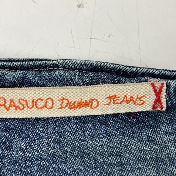 Vintage Parasuco Dark Wash Boot Cut Diamond Jeans  Exposed Zipper size 30 - Picture 6 of 13